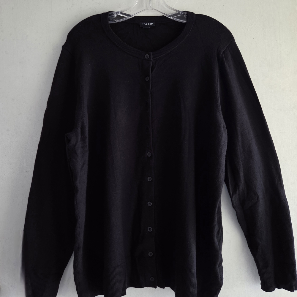 Torrid Black EUC Sz 2X Women's Sweater - Picture 2 of 13